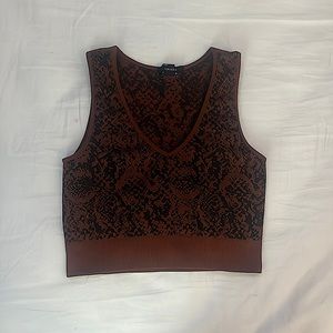 forever 21 : Tank Top/Workout Top : Brown : small